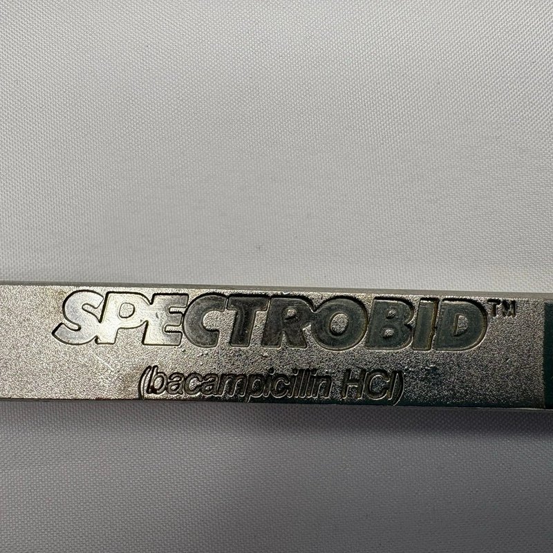Vintage Spectrobid Bacampicillin HCl Roerig Pfizer Railroad Spike Promo
