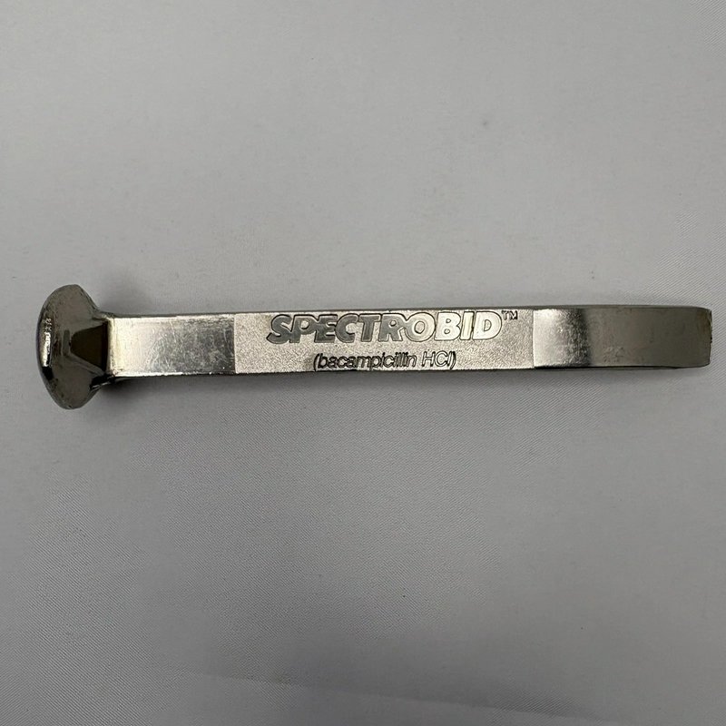 Vintage Spectrobid Bacampicillin HCl Roerig Pfizer Railroad Spike Promo