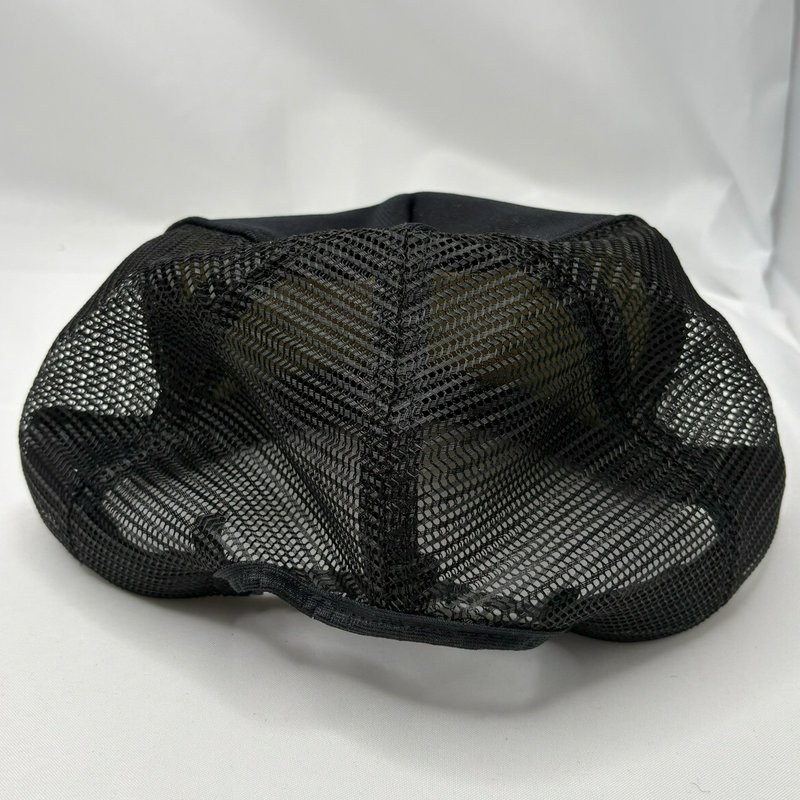 Vintage Black & White Conrail Mesh Snapback Hat Made In USA