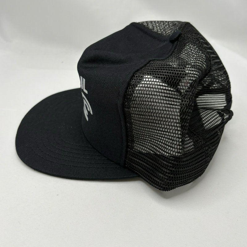 Vintage Black & White Conrail Mesh Snapback Hat Made In USA