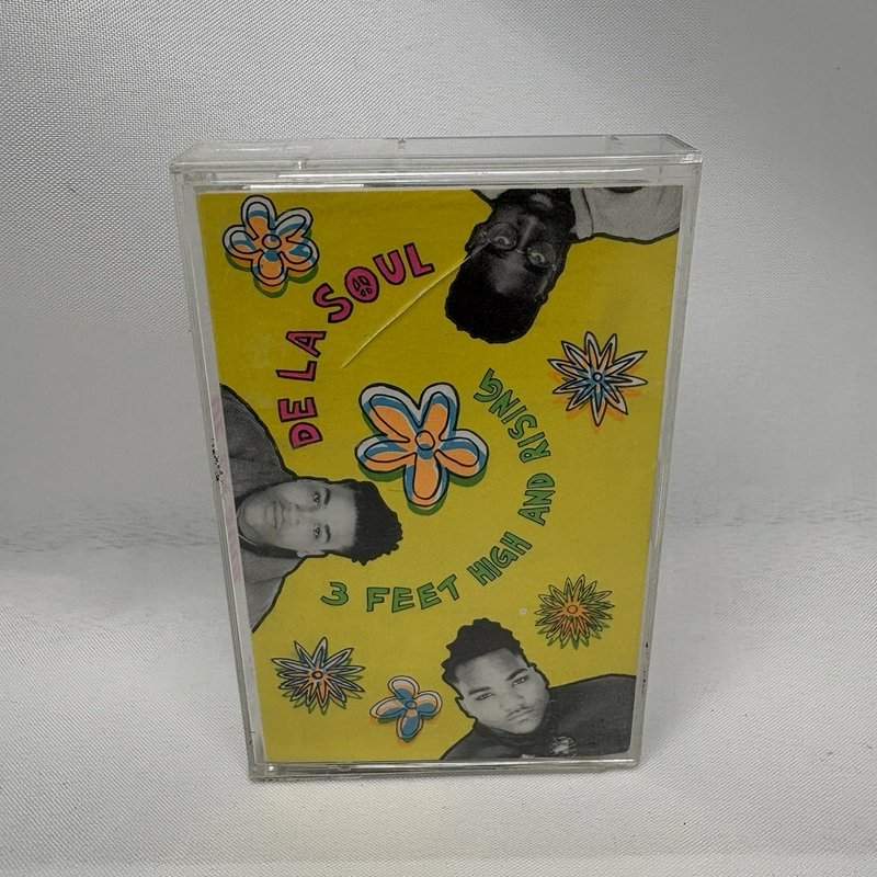 De La Soul 3 Feet High And Rising Cassette Tape 1989 Tommy Boy Tested Plays