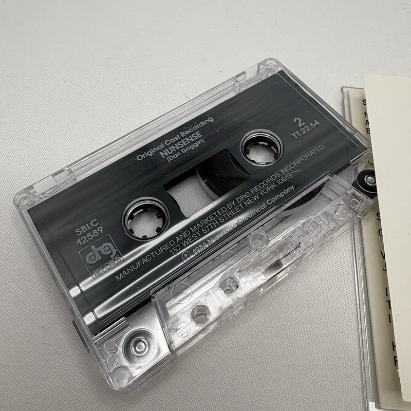 Nunsense Original Cast Recording Cassette 1986 DRG Records Off Broadway Musical