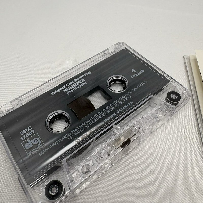 Nunsense Original Cast Recording Cassette 1986 DRG Records Off Broadway Musical