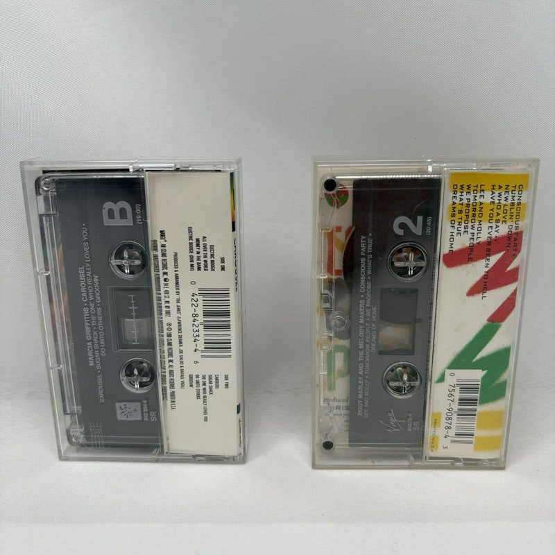 Marcia Griffiths Carousel & Ziggy Marley Conscious Party Cassette Tape Lot