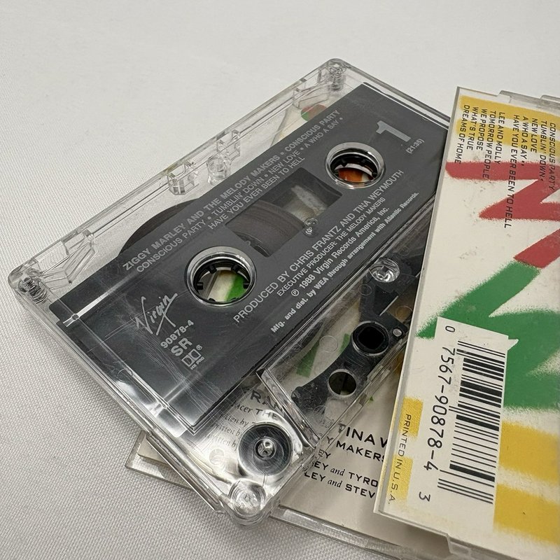 Marcia Griffiths Carousel & Ziggy Marley Conscious Party Cassette Tape Lot