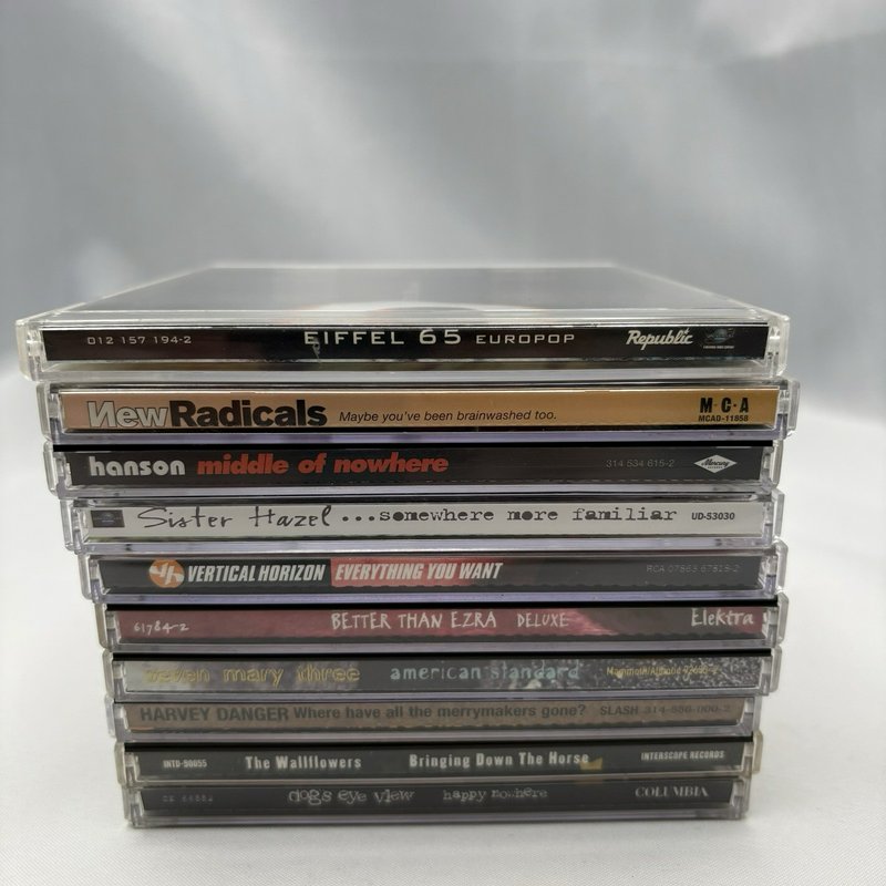 90s One Hit Wonder CD Lot Harvey Danger New Radicals Eiffel 65 Wallflowers etc.