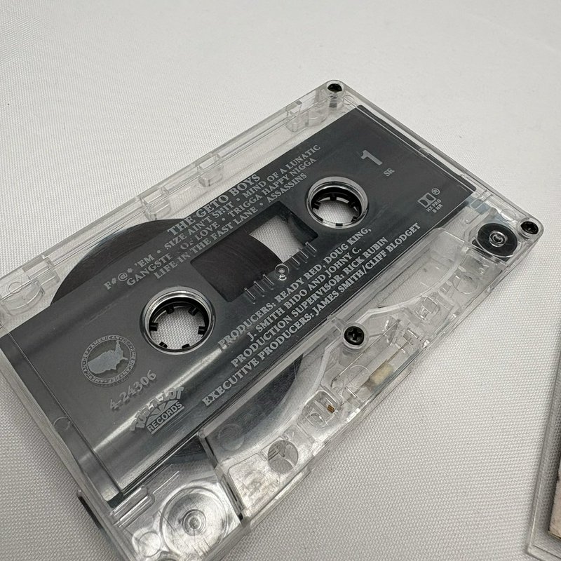 Geto Boys "The Geto Boys" Cassette Tape 1990 Rap-A-Lot Records Tested