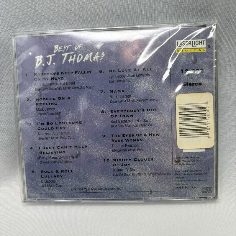 Best Of B.J. Thomas CD 1995 Sealed LaserLight