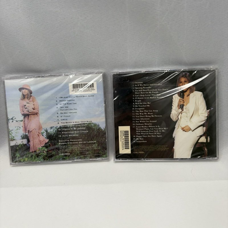 Barbra Streisand CD Lot Higher Ground & The Concert Highlights Sealed New