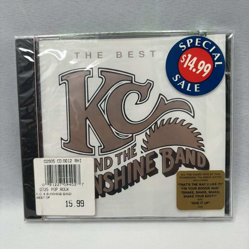 Sealed The Best Of KC & The Sunshine Band CD Rhino 1989 w/ Hype Sticker