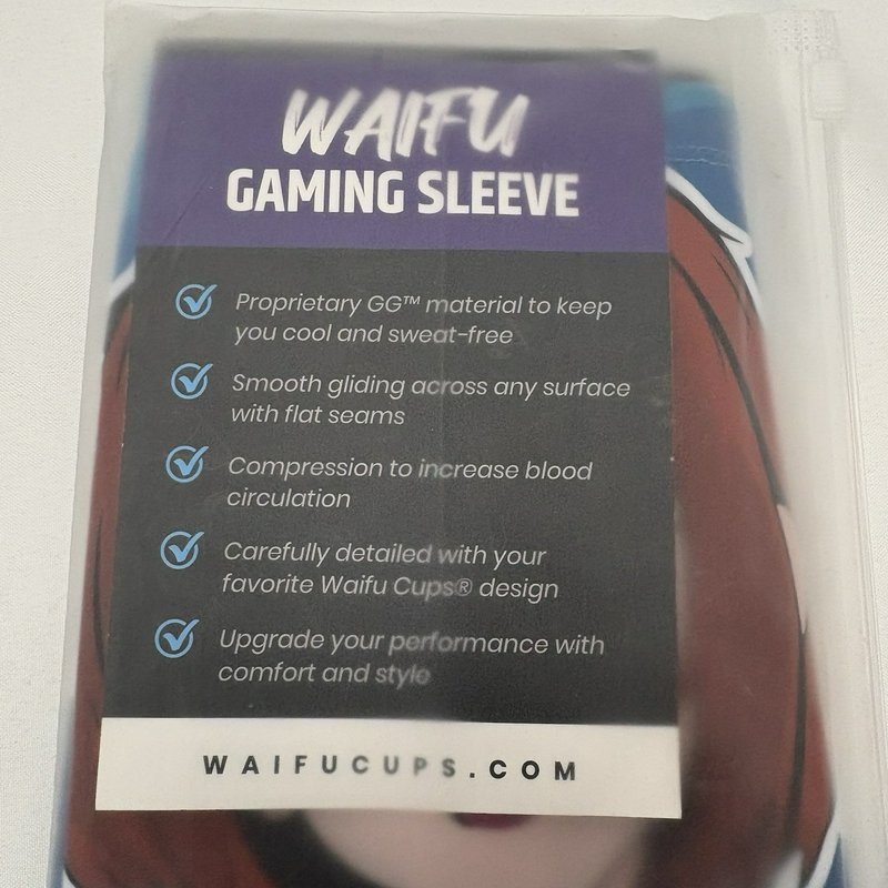 Waifu Cups Otakon 2024 Gaming Arm Sleeves 2XL Anime Compression Pair