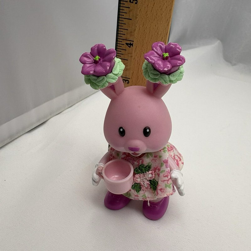 Vintage Tea Bunnies Azalea Carrot Cake Bakery Bunny Teacup Playset Extras