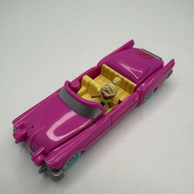 1995 Polly Pocket 2176DV Bluebird Pink Convertible Car Compact COMPLETE