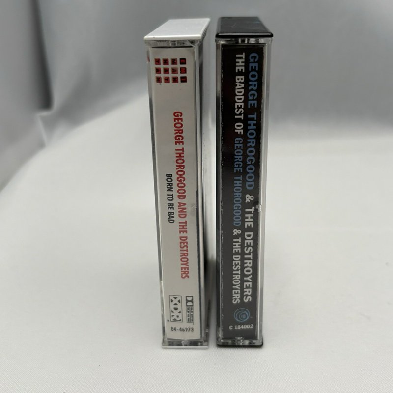 Tested George Thorogood Destroyers Cassette Lot Born To Be Bad / The Baddest of