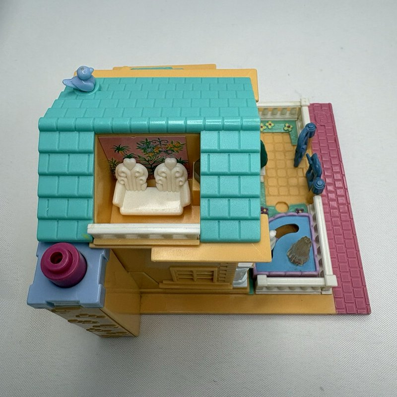 Polly Pocket Bluebird 1994 Villa & Unicorn Meadow Lot Incomplete Figures