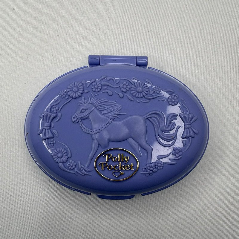 Polly Pocket Bluebird 1994 Villa & Unicorn Meadow Lot Incomplete Figures