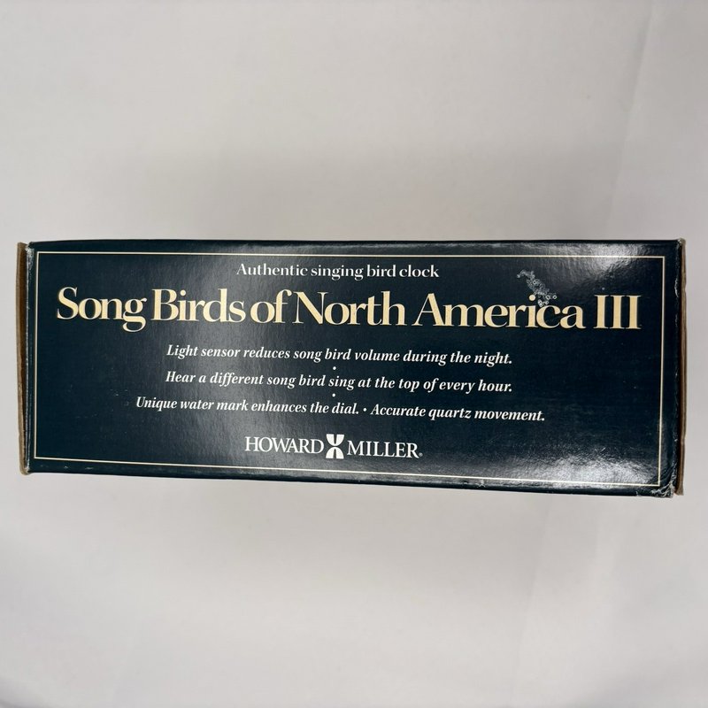 Howard Miller Song Birds of North America III Clock 645-405 Bird Song w/ Box