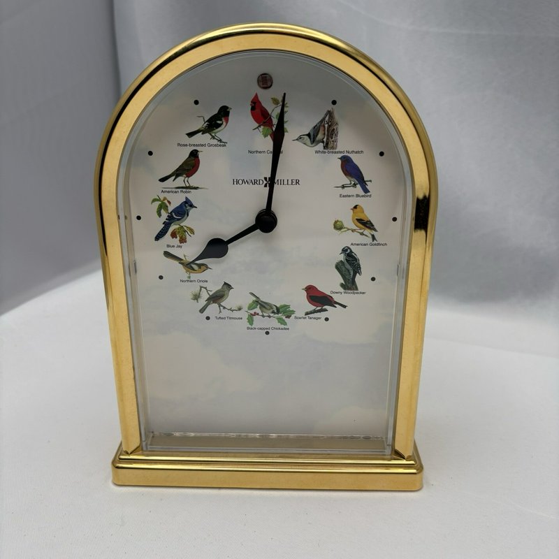 Howard Miller Song Birds of North America III Clock 645-405 Bird Song w/ Box