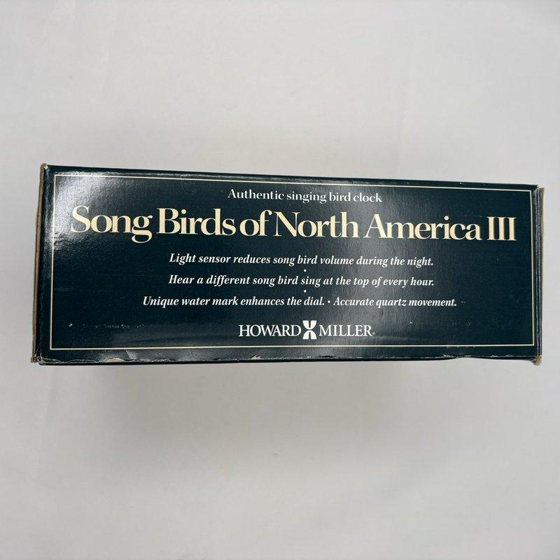 Howard Miller Song Birds of North America III Clock 645-405 Bird Song w/ Box