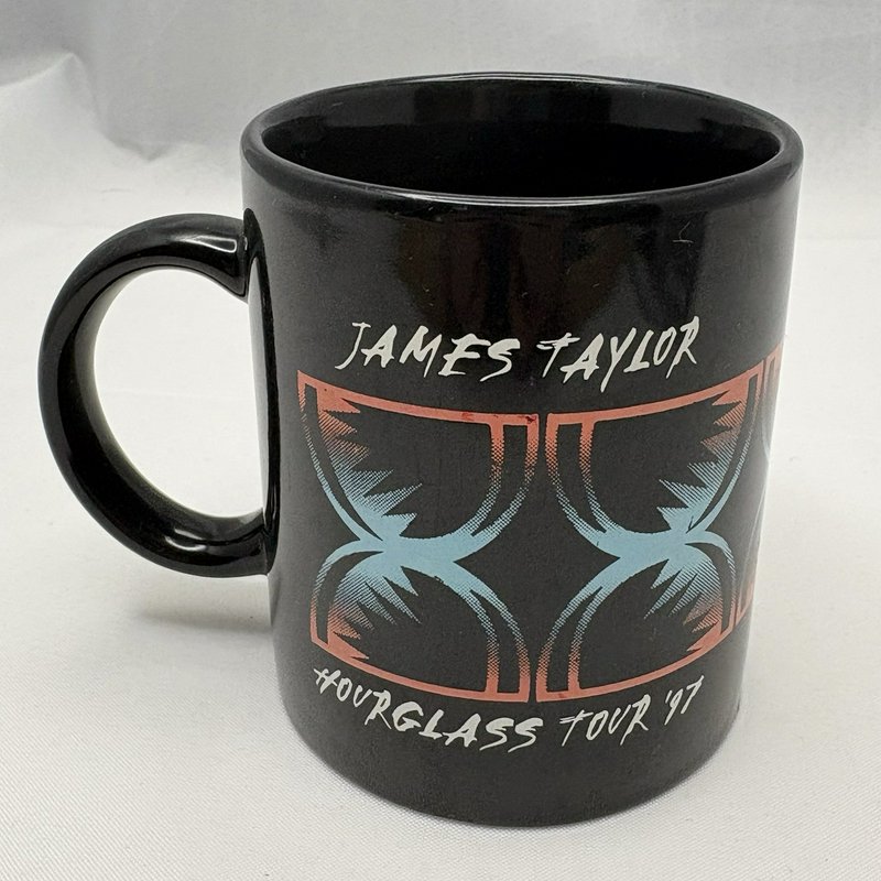 James Taylor Hourglass CD Sealed + 1997 Hourglass Tour Coffee Mug Lot