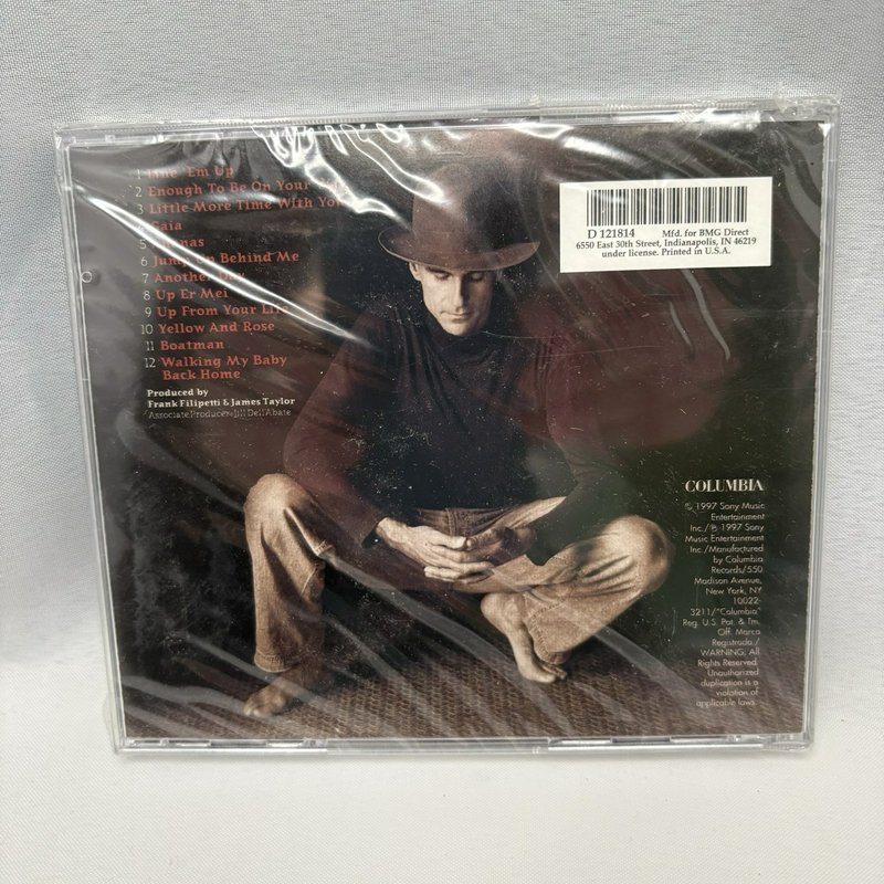 James Taylor Hourglass CD Sealed + 1997 Hourglass Tour Coffee Mug Lot