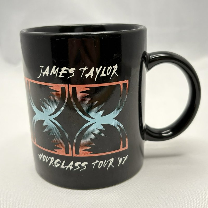 James Taylor Hourglass CD Sealed + 1997 Hourglass Tour Coffee Mug Lot