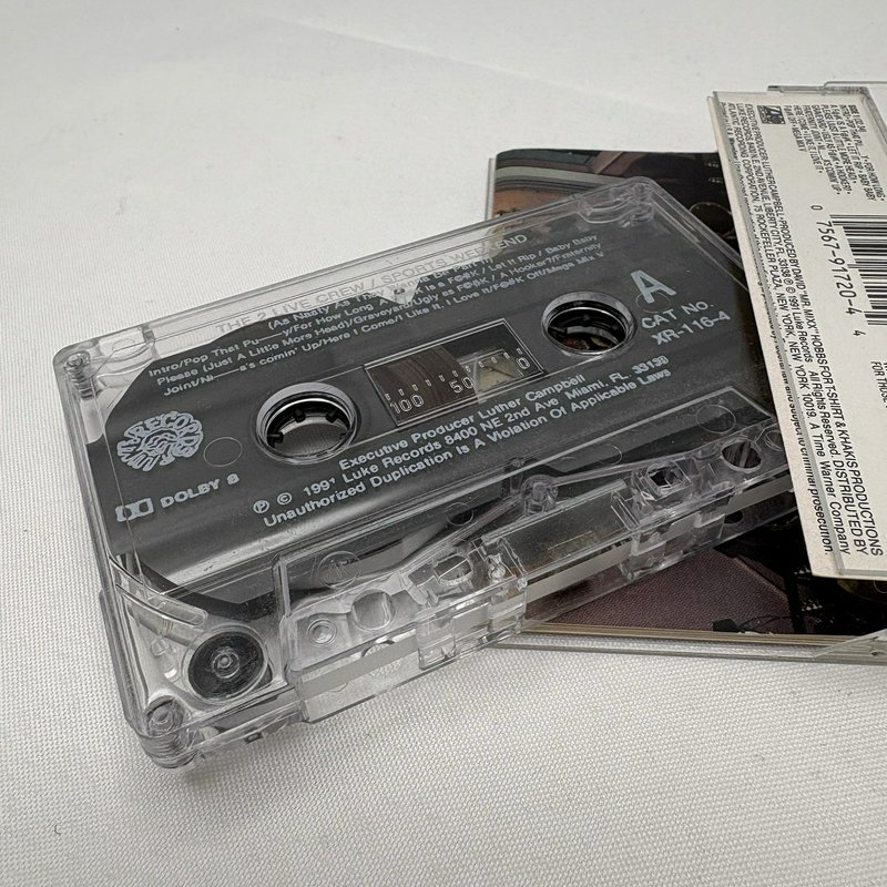 The 2 Live Crew Sports Weekend Cassette 1991 Luke Records Tested