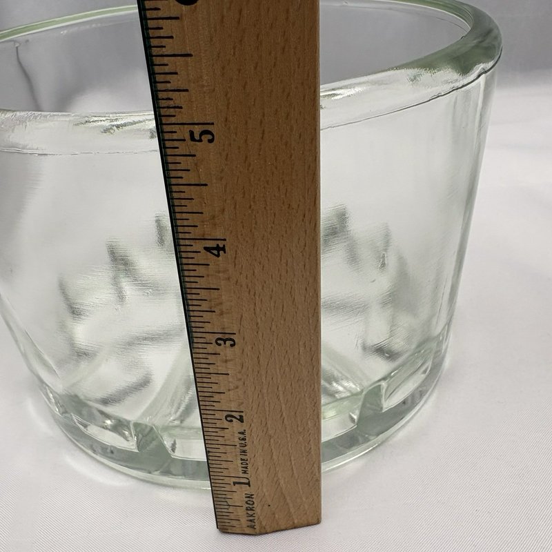 Vintage Glass Sanitary Cheese Preserver Covered Cheese Keeper 7.25” Embossed Lid