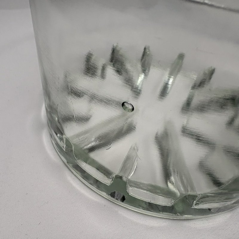 Vintage Glass Sanitary Cheese Preserver Covered Cheese Keeper 7.25” Embossed Lid