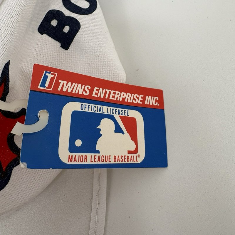 Vintage Boston Red Sox Twins Enterprise MLB Painter Cap Hat NWT White NOS USA