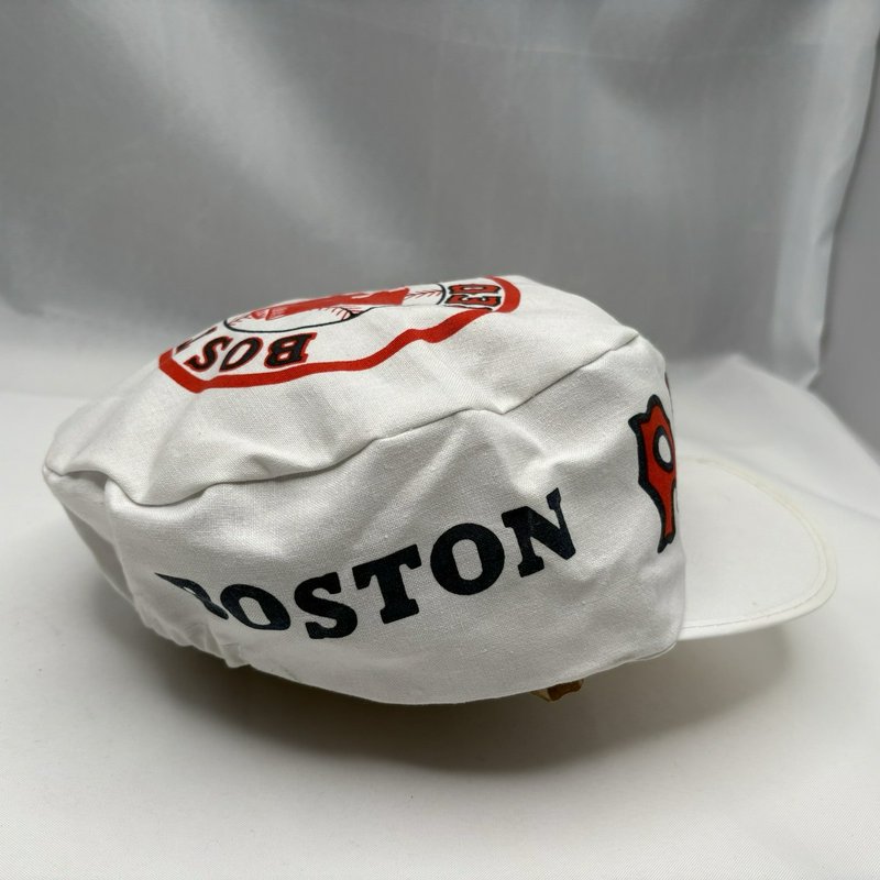 Vintage Boston Red Sox Twins Enterprise MLB Painter Cap Hat NWT White NOS USA