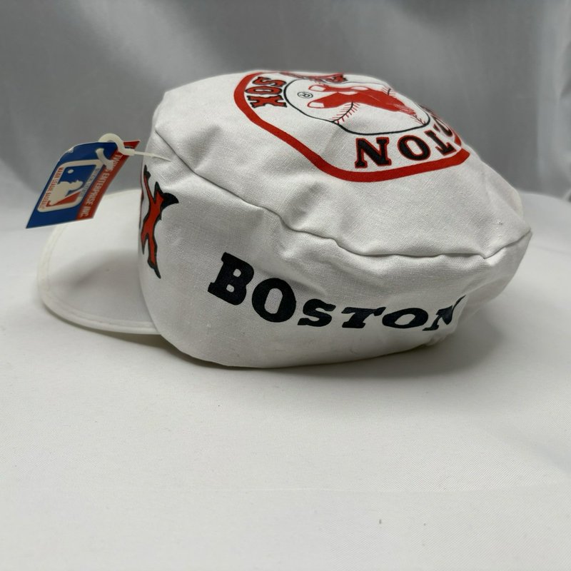 Vintage Boston Red Sox Twins Enterprise MLB Painter Cap Hat NWT White NOS USA