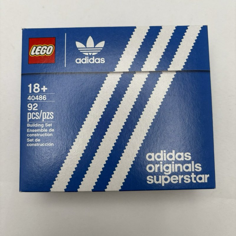 LEGO 40486 adidas Originals Superstar Mini Shoe Set Sealed Retired 92 Pcs