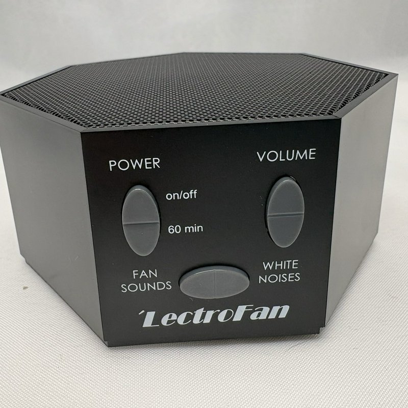 LectroFan ASM1007-KR White Noise Fan Sound Machine Black Open Box Tested
