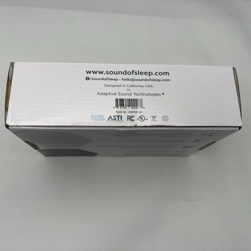 LectroFan ASM1007-KR White Noise Fan Sound Machine Black Open Box Tested