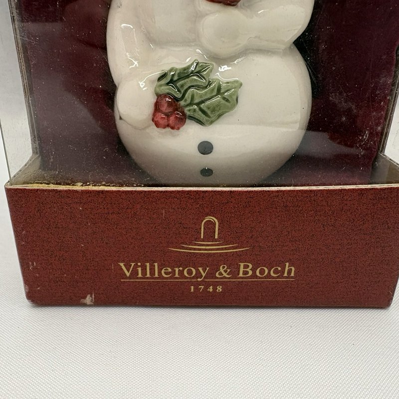 Villeroy & Boch Festive Ornaments Mr Snowman 14-5379-6852 Retired Boxed