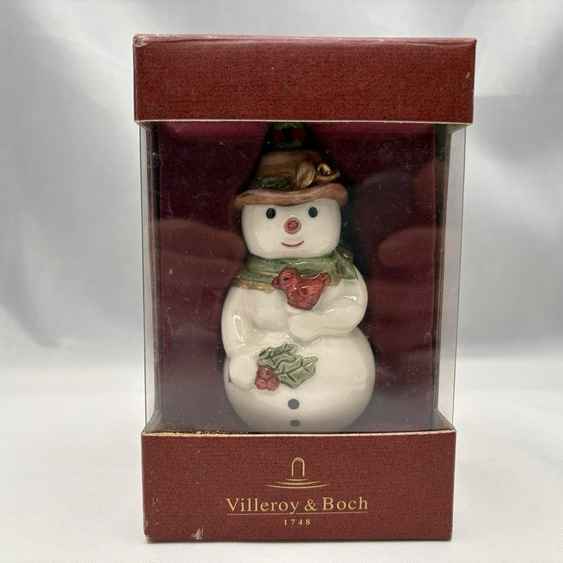 Villeroy & Boch Festive Ornaments Mr Snowman 14-5379-6852 Retired Boxed