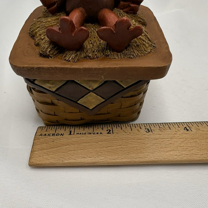 Suzi Skoglund Blossom Bucket Turkey Basket Trinket Box Thanksgiving Fall Decor