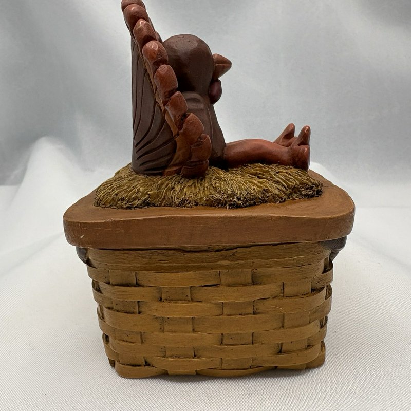 Suzi Skoglund Blossom Bucket Turkey Basket Trinket Box Thanksgiving Fall Decor