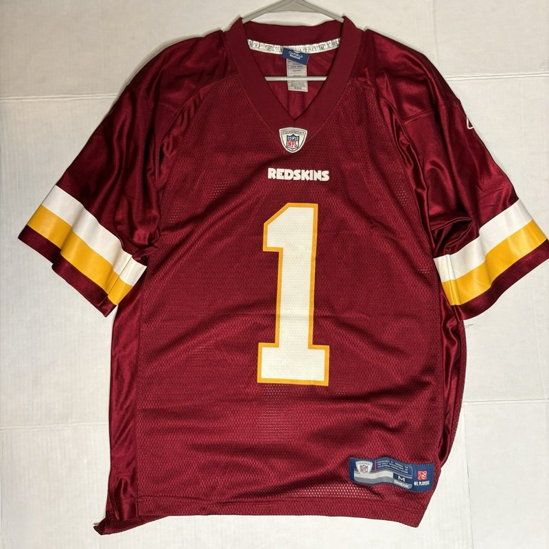 Reebok Washington Redskins "Grandma" Number 1 NFL Jersey Medium
