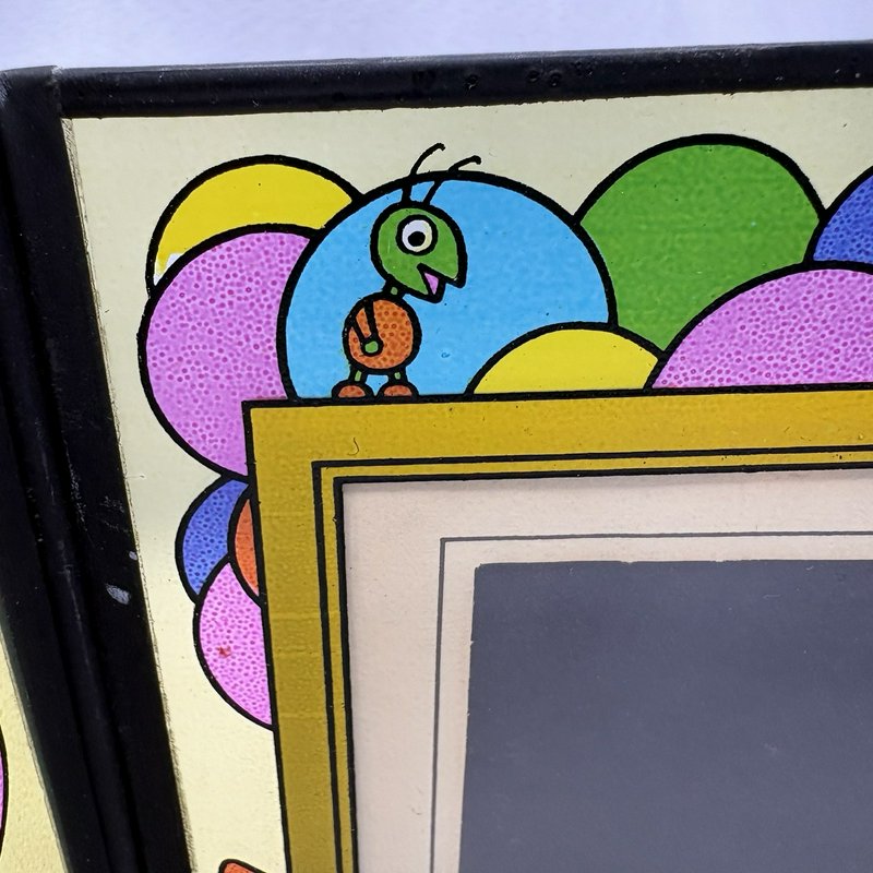 Richard Scarry 1979 Vintage Double Foldable 2-Photo Frame 4x3 Cartoon