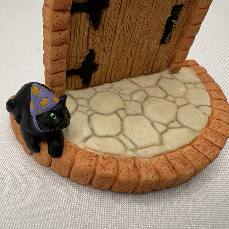 Vintage 1997 Hallmark Merry Miniatures Bashful Visitors Halloween 3 Piece Set