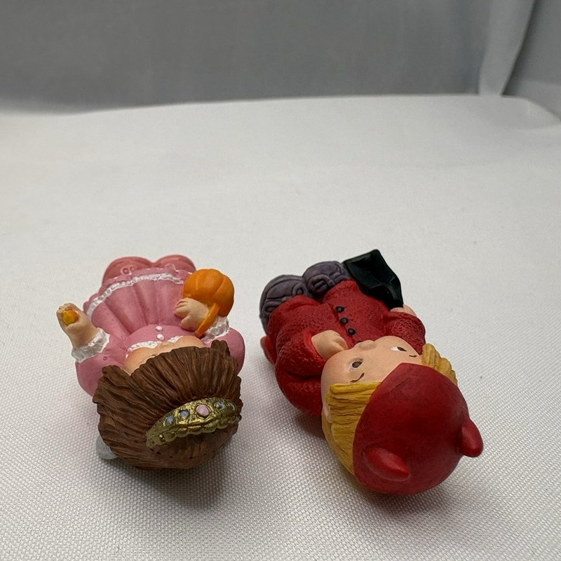 Vintage 1997 Hallmark Merry Miniatures Bashful Visitors Halloween 3 Piece Set