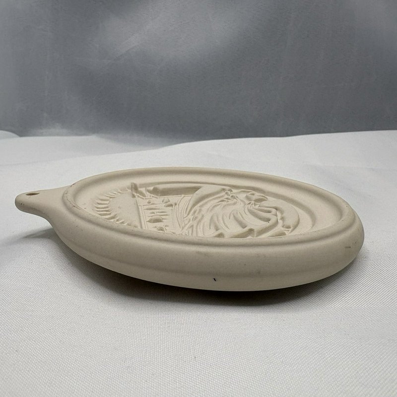 Vintage 1999 Pfaltzgraff Philadelphia Eagles NFL Stoneware Cookie Mold Press