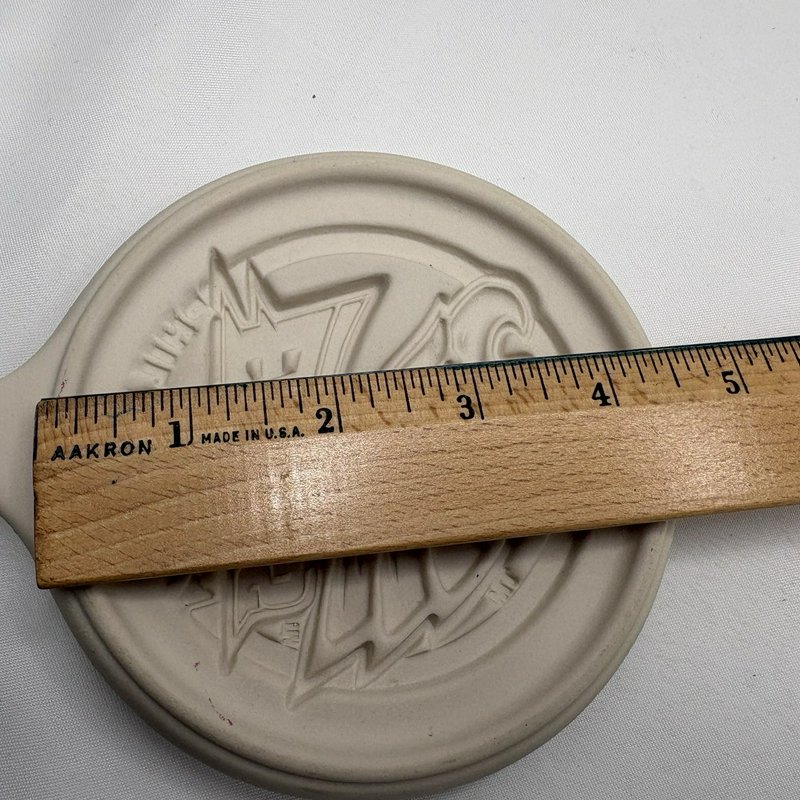 Vintage 1999 Pfaltzgraff Philadelphia Eagles NFL Stoneware Cookie Mold Press