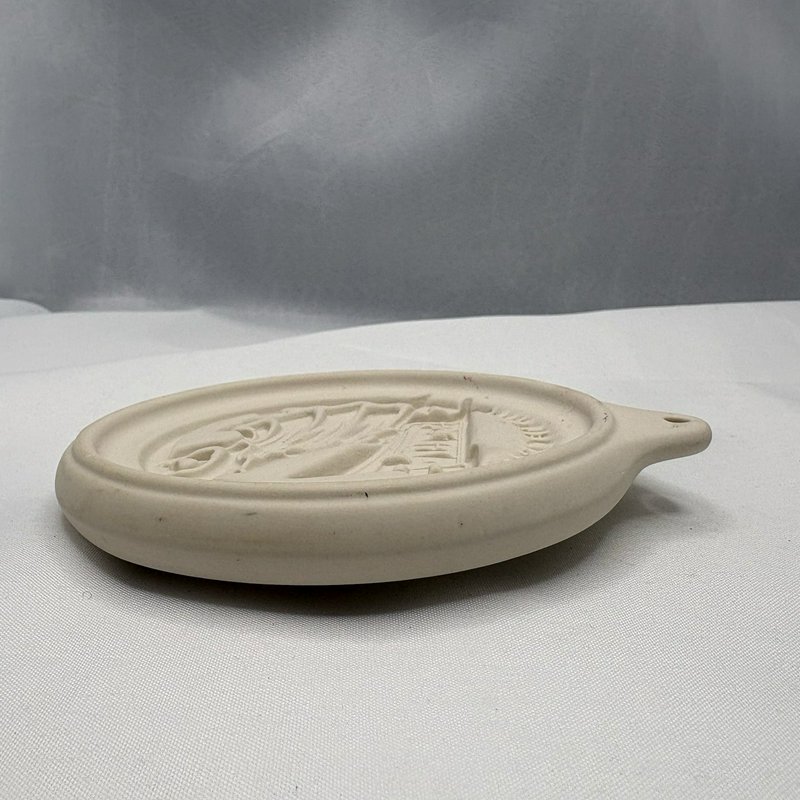 Vintage 1999 Pfaltzgraff Philadelphia Eagles NFL Stoneware Cookie Mold Press