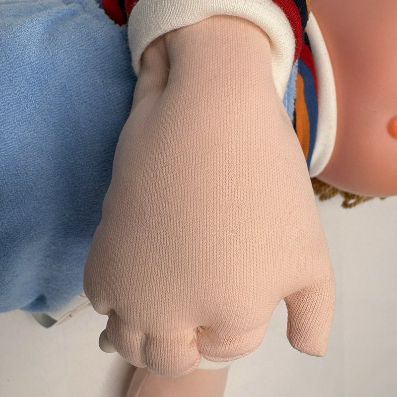 1983 Kotton Kandy Kid Thumb Sucker Doll Cloth Hands Smile International 18”