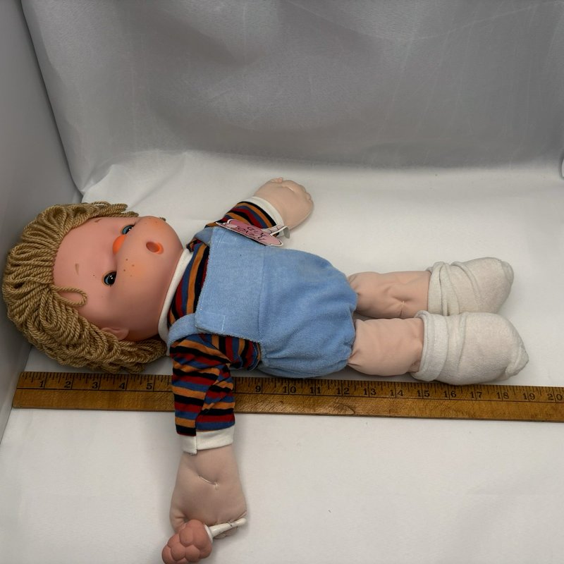 1983 Kotton Kandy Kid Thumb Sucker Doll Cloth Hands Smile International 18”