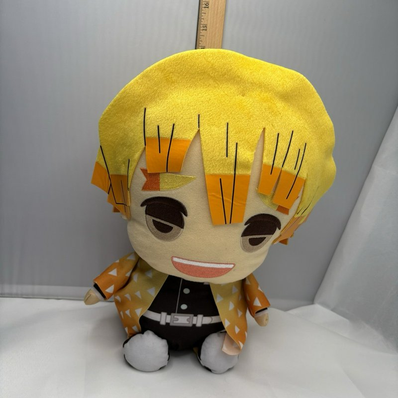 Bandai Spirits Demon Slayer Zenitsu Agatsuma Super Big Plush 2021 Anime
