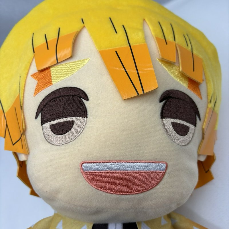 Bandai Spirits Demon Slayer Zenitsu Agatsuma Super Big Plush 2021 Anime